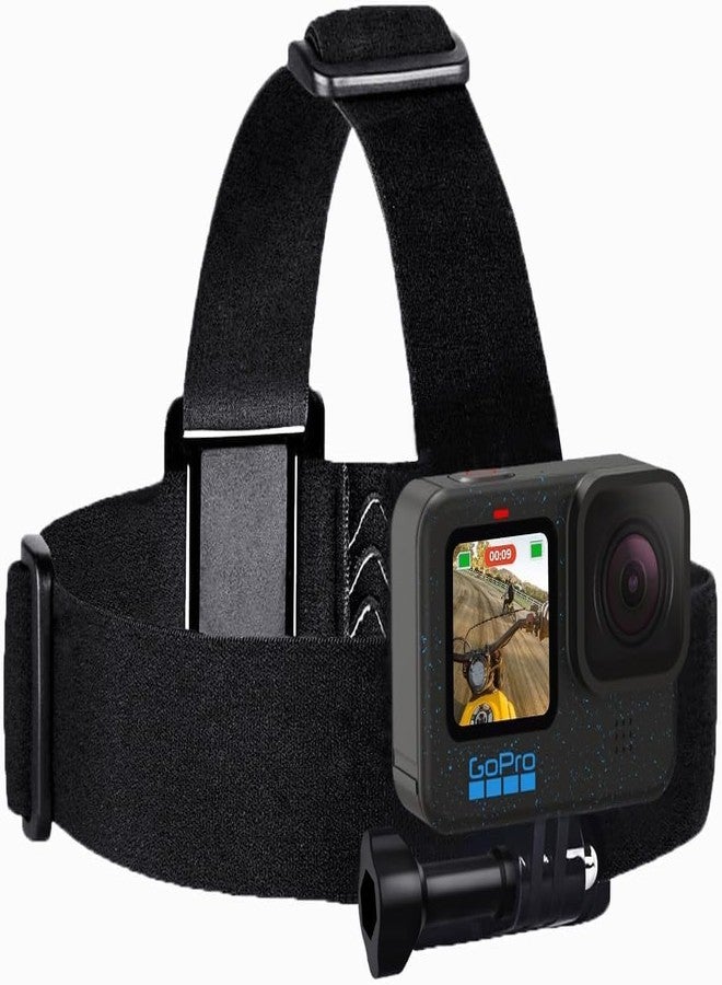 حزام تثبيت الرأس KLIOMAX، طقم تثبيت الصدر، متوافق مع كاميرات GoPro Hero 12، 11، 10، 9، 8، 7، 6، 5، 4، Session، 3+، 3، 2، 1، Hero (2018)، Fusion، Max، وكاميرات DJI Osmo Action. - Image 2