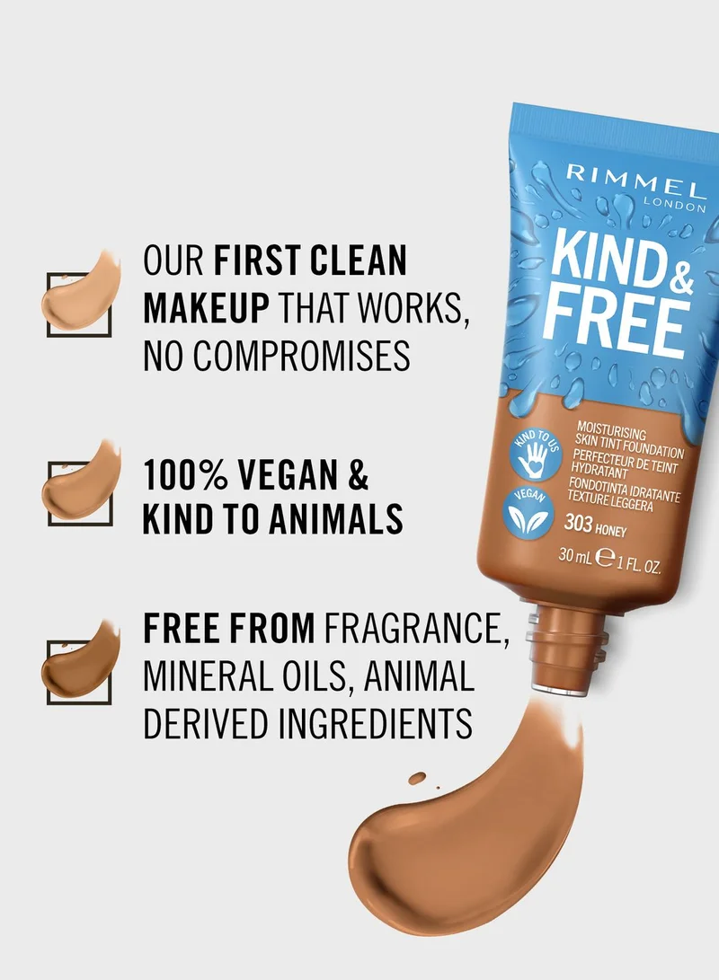 RIMMEL LONDON Rimmel London Kind & Free Foundation - 303 - Honey, 30Ml