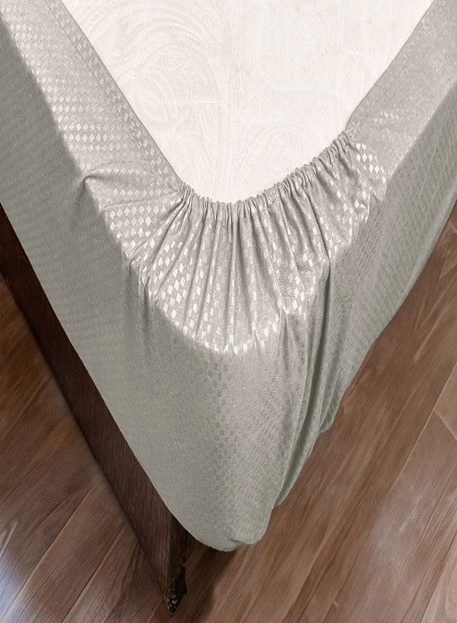 باشاهوم طقم ملاية ساده بالاستك طول 2متر *ارتفاع 30سم- تمتعي بنعومه والراحة  -نسيج متماسك وصحي وعملي في الغسيل. - Image 2