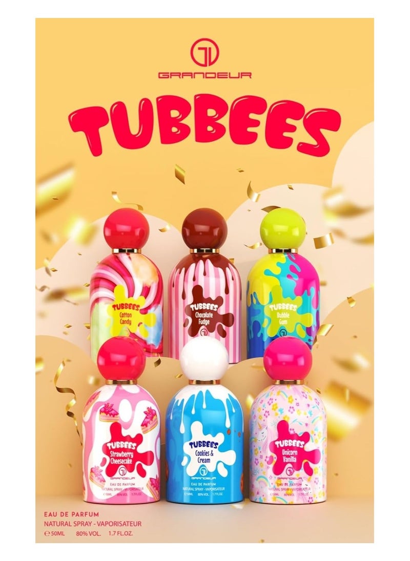 GRANDEUR - Grandeur Tubbees Perfume 50ML - Chocolate Fudge  Unisex Kid-Friendly Gourmand-Inspired Fragrance - Image 1