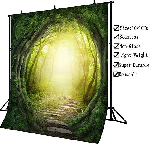 FHZON 10x10ft Dreamy Magical Backdrop Dream Fantasy Forest Photography Video Studio Photo Backdrop Props FH121 - Image 5