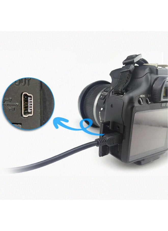 Sqrmekoko - Sqrmekoko USB Cable Compatible with Canon Camera, Data Interface Cable Compatible with Canon PowerShot ELPH EOS DSLR Cameras and Camcorders - Image 1