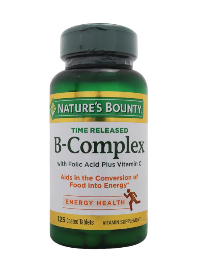 NATURE'S BOUNTY - B-Complex with Folic Acid Plus Vitamin C Tablets 125's - Image 1