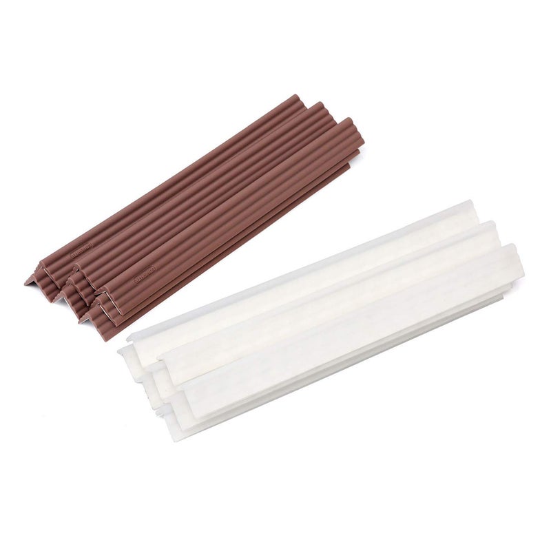 LONGFITE Table Wall Edge Protector Clear Corner Protectors Guards 6.56 feet Furniture Fireplace Safety Bumpers 8 Pack Baby Proofing with Wide Coverage and Safe Silicone Material (Semitransparent) - Image 4