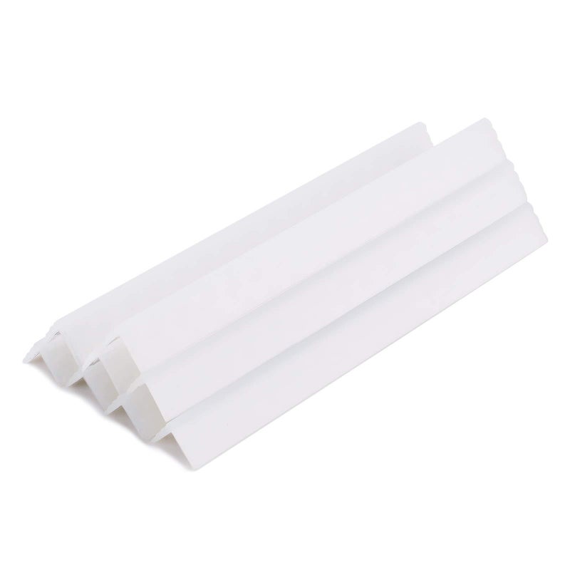 LONGFITE Table Wall Edge Protector Clear Corner Protectors Guards 6.56 feet Furniture Fireplace Safety Bumpers 8 Pack Baby Proofing with Wide Coverage and Safe Silicone Material (Semitransparent) - Image 2