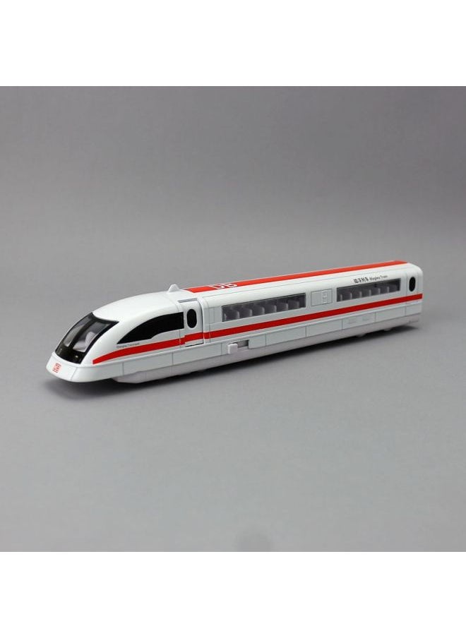 null - Mingsheng Alloy Model City Shanghai Rail Transit Maglev Train Train Toy Model Acousto-optic Back Force Bulk-Color:Blue - Image 1
