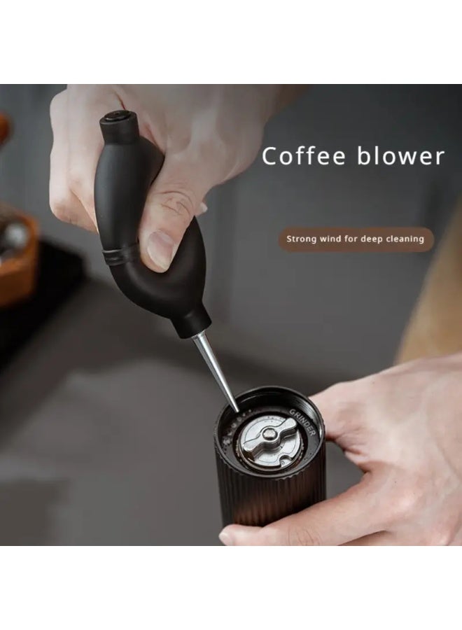 1pcs-Coffee Grinder Cleaning -Blower Coffee Powder -Air-Move Filter Cleaning Tool Air Blaster Blower - for Camera Cleaning,Espresso air for Automobiles, Keyboards-Long and Short Dual Purpose (Black)  - Image 2