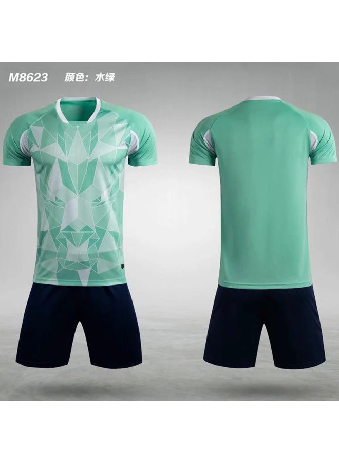 Football Uniform Suit For Boys, Children And Adults, Light Board, Ready-made Game Training Team Uniform, Printed Number Printing, Quick-drying Jersey