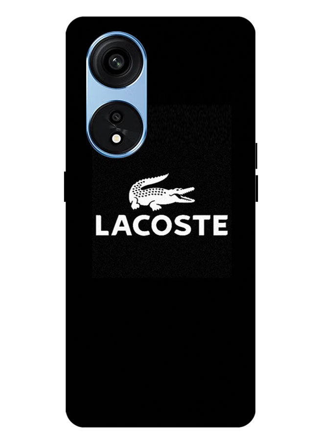 EYE CATCH Printed Protective Case Cover For Oppo A1 PRO -  Lacoste Logo - Image 1