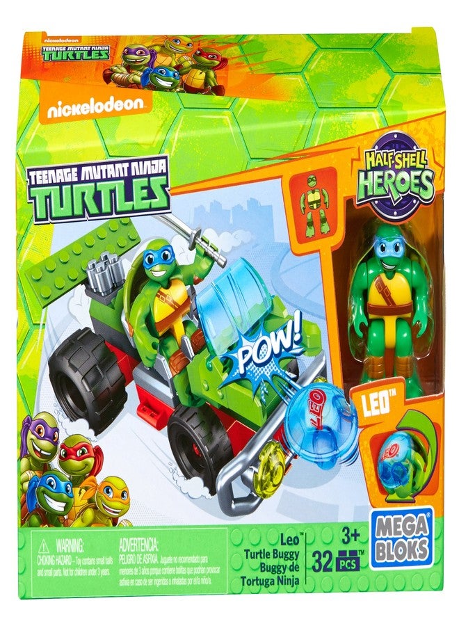 Mega Bloks TMNT Half-Shell Heroes Leo Turtle Buggy - Image 1