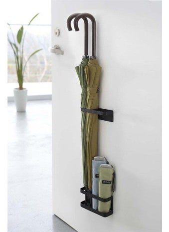 3Art Metal Decorative Metal Umbrella Holder - Wall Mounted Umbrella Holder - Metal Shelf  - Image 1