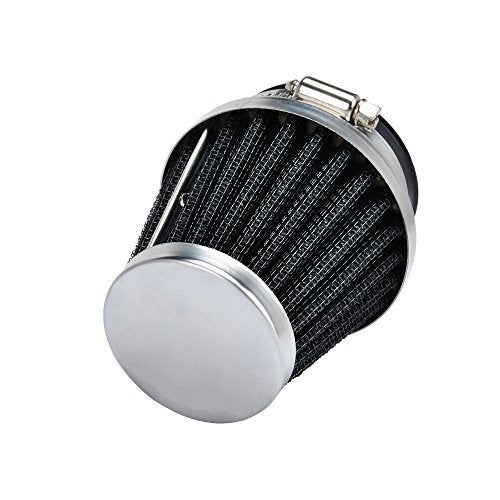 MUYI 2 Pack 2.05inches Motorcycle Air Filters Round Tapered Clamp-on Pod Intake Filter Cleaner for Dirt Bike ATV Moped Pit Bike Scooter Vintage(52mm) - Image 3