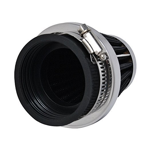 MUYI 2 Pack 2.05inches Motorcycle Air Filters Round Tapered Clamp-on Pod Intake Filter Cleaner for Dirt Bike ATV Moped Pit Bike Scooter Vintage(52mm) - Image 4
