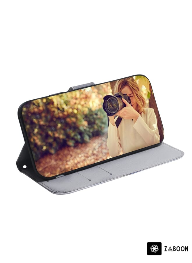 Zaboon Protective Case For TCL 408 Coloured Drawing Flip Leather - Image 5