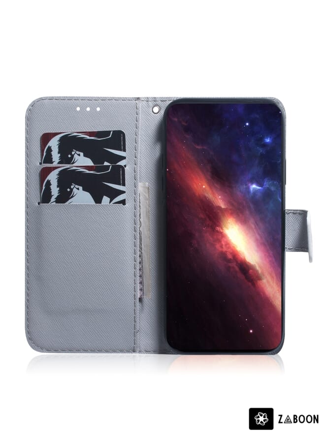 Zaboon Protective Case For TCL 408 Coloured Drawing Flip Leather - Image 4