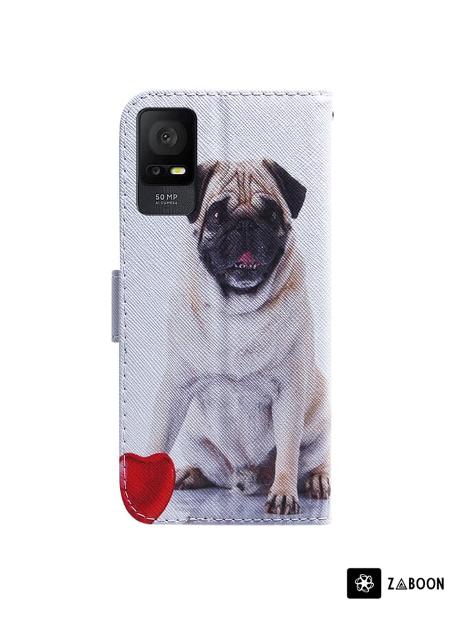 Zaboon Protective Case For TCL 408 Coloured Drawing Flip Leather - Image 3