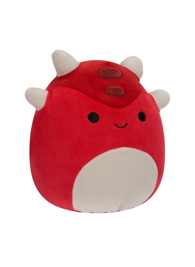 Squishmallows Squishmallows Sergio Red Armoured Dinosaur Plush Toy (19 cm)