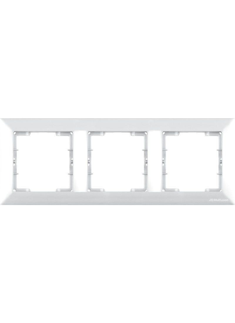 Mutlusan - Candela White 3-Piece Horizontal Frame (5 Pieces) - Image 1