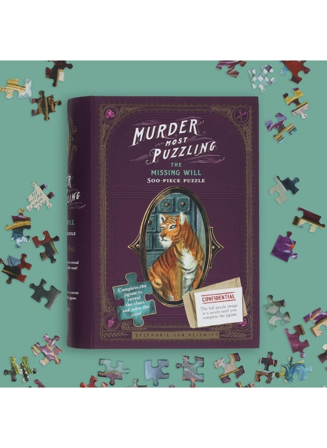 Chronicle Books Most Puzzling: The Missing Will 500-Piece Puzzle  - Image 2