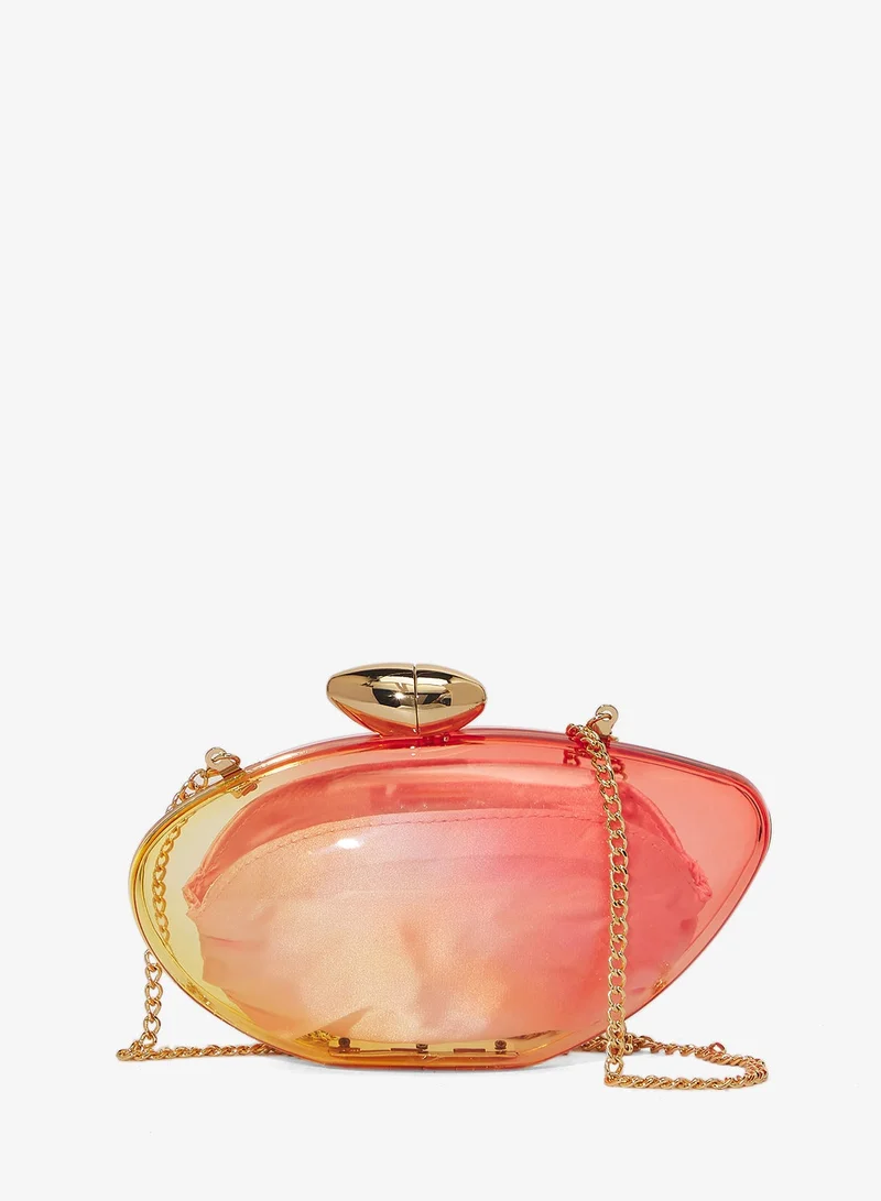 Namshi x Colorful Resin Detailed Clutch