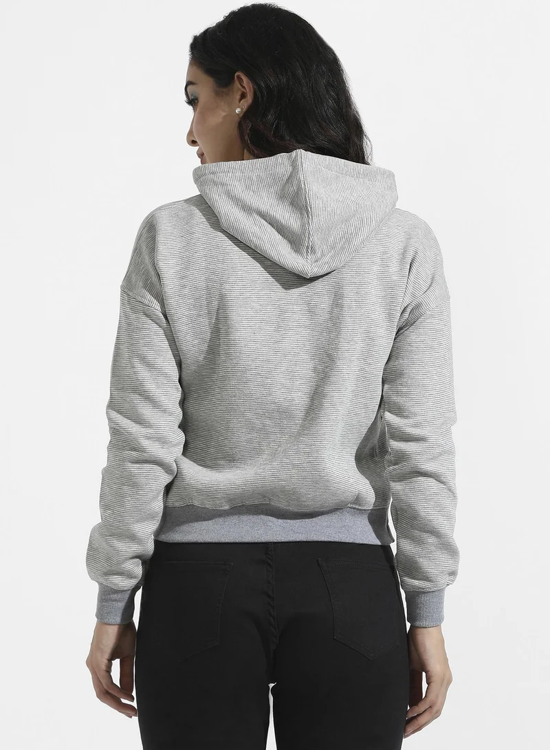 كامبوس سوترا Pullover Hoodie With Tie-Up Waist