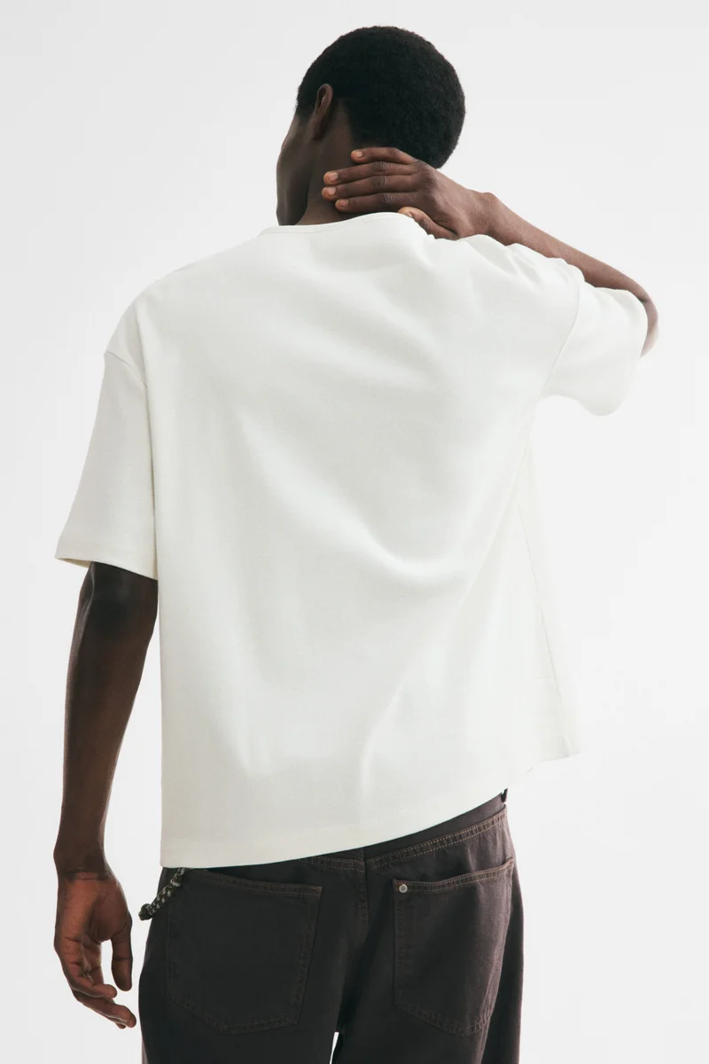 H&M  Relaxed Fit Henley Top for Men | Best Price UAE