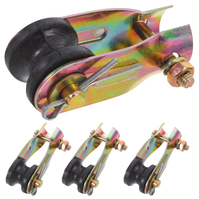 Ceiling Fan Pulley Kit 4Pcs Mounting Rolling Wheel For Easy Installation - Image 2