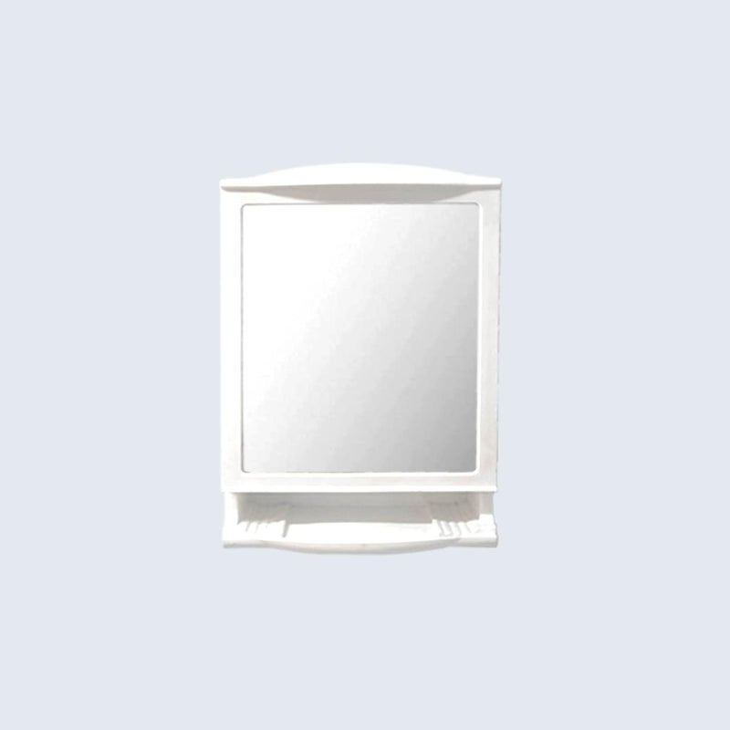 Urban Choice Urban Choice Grace Fine Ware Bathroom Cabinet with Mirror Wall Mounted Storage Cabinet with Magnetic Door 4 Inner Shelve Stylish HeavyDuty Plastic Cabinet for Storage Above Washbasin  - Image 5
