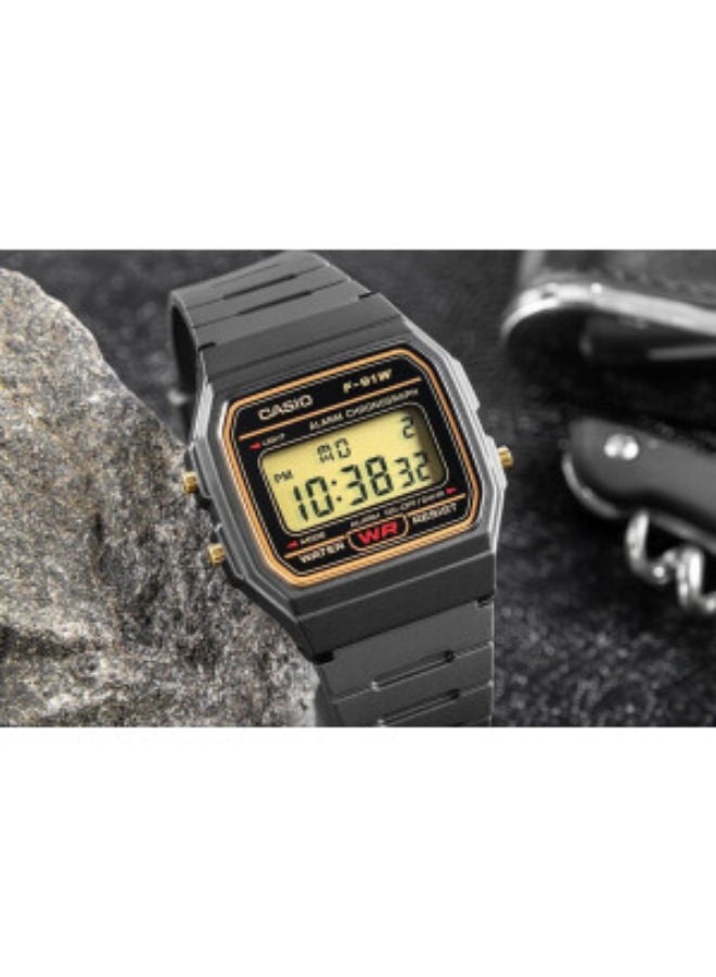 CASIO Rubber Digital Watch F-91WG-9QDF - Image 4