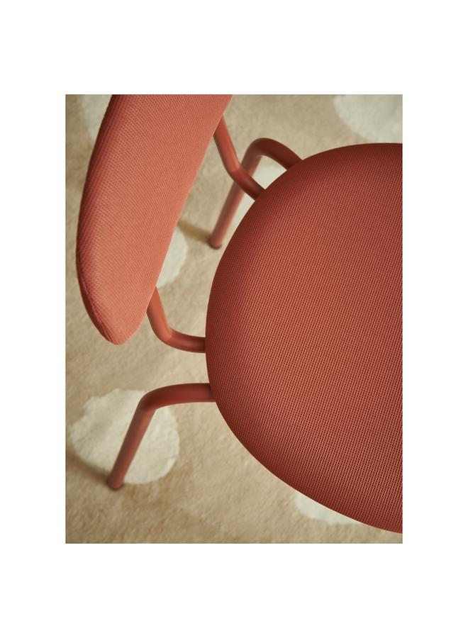 Table And 4 Chairs, Black Black/Remmarn Red-Brown, 110 Cm