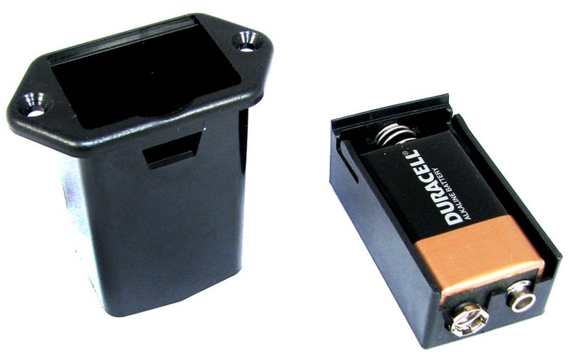C. B. Gitty 2pc. 9-volt battery Tray - Externally Accessible Panel Mount - Image 4