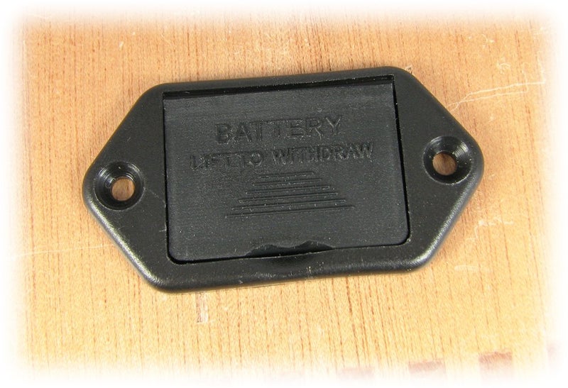 C. B. Gitty 2pc. 9-volt battery Tray - Externally Accessible Panel Mount - Image 5