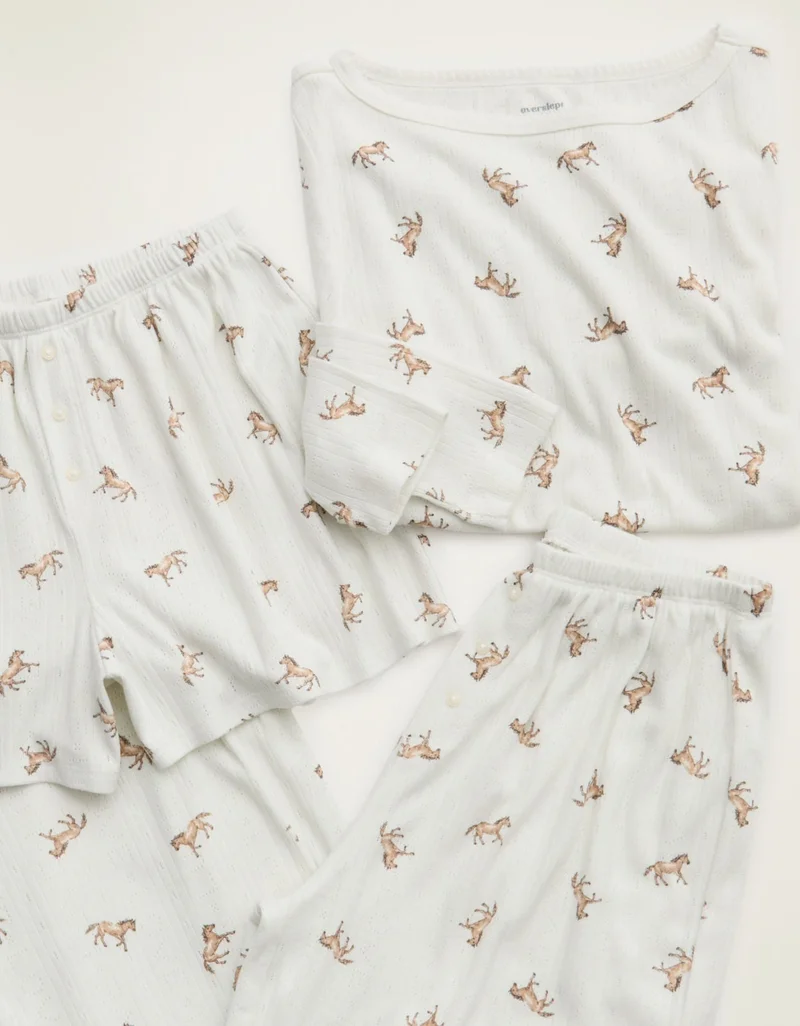 Aerie  Overslept by Aerie Pointelle Pant for Women | Best Price UAE