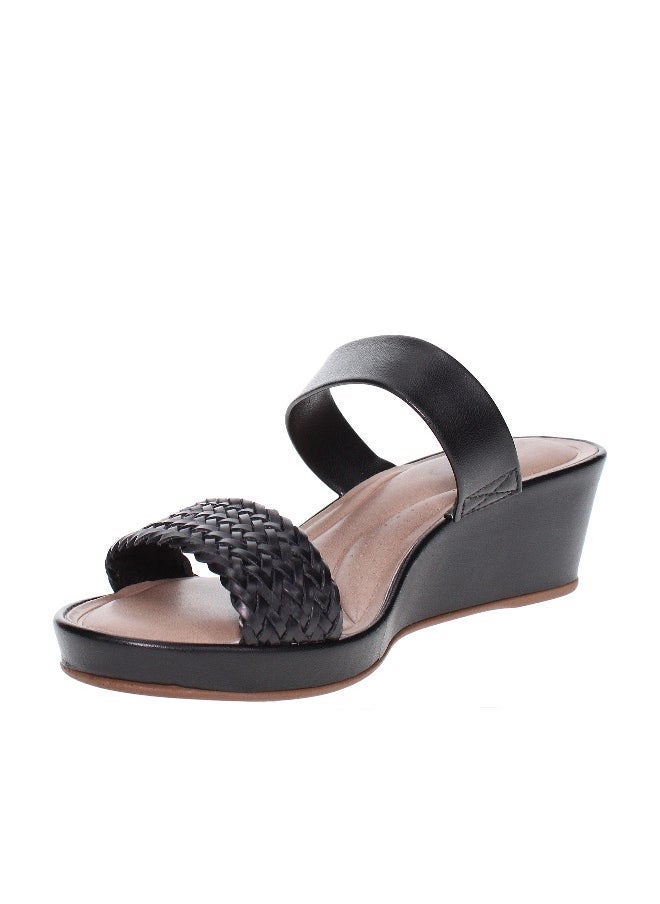 Beira Rio - Beira Rio Ladies Wedge Sandals Black | Made In Brazil - Image 1