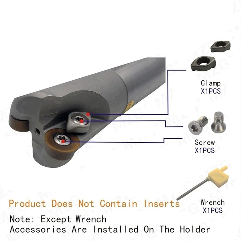 EMRC20 4R20 200 2T Hard Alloy Blade Round Head Milling Cutter Adapter CNC Tool 12mm 16mm 20mm - Image 5