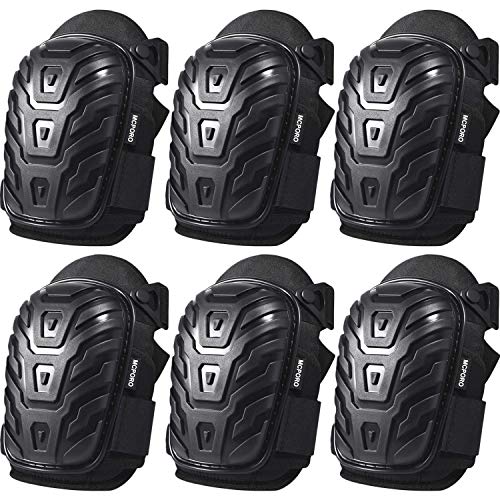 MCPORO Professional Knee Pads for Work – Breathable Heavy Duty Construction Pads With Foam Padding for Construction, Gardening, Flooring with Adjustable Non-Slip Straps (3) - Image 1