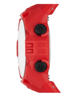 PUMA Digital Mechanical Watch for Men With Red Plastic Band- 10 ATM - PU P5040  - Image 2