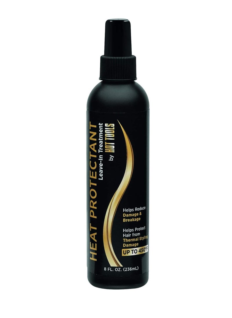 Hot Tools - Hot Tools Hair Heat Protectant Leave-in Treatment Spray, 8 Ounce - Image 1