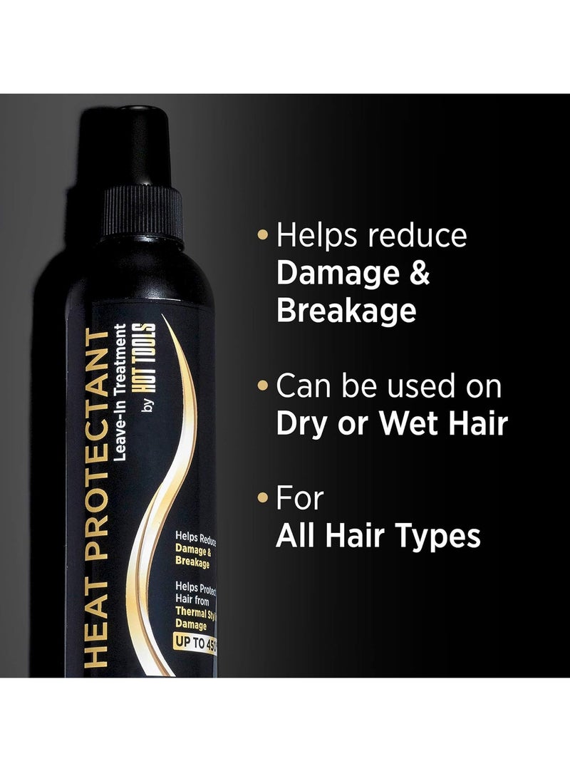 Hot Tools - Hot Tools Hair Heat Protectant Leave-in Treatment Spray, 8 Ounce - Image 1