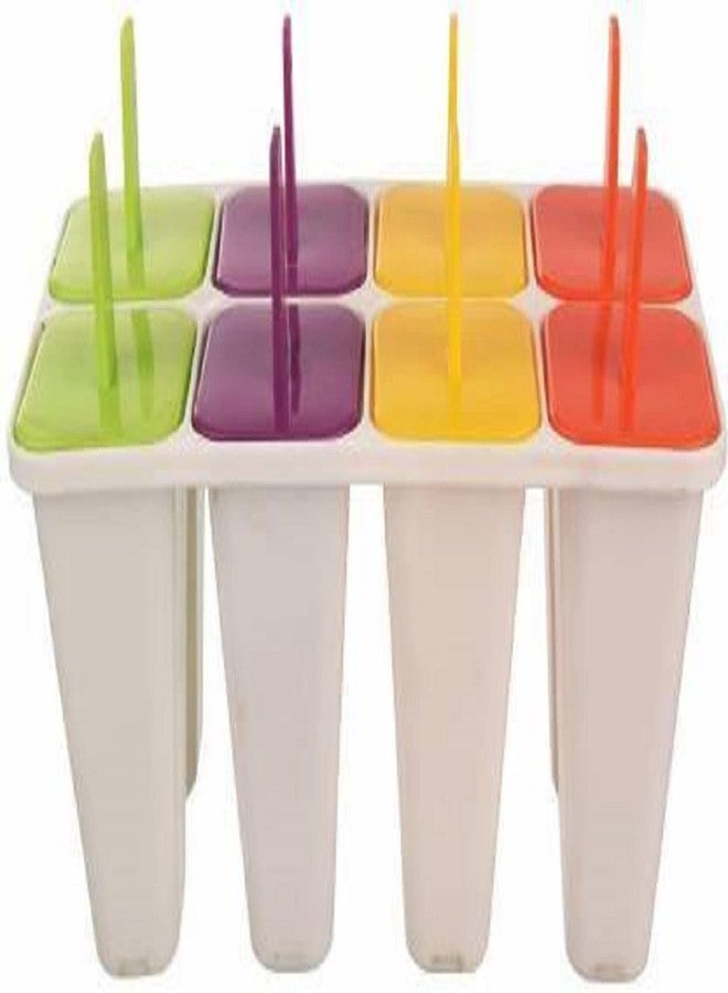 EAGEAN Plastic Ice Candy Maker Kulfi Maker Moulds Set, Ice Cream Maker Mould (Multicolour) - 2065 - Image 2
