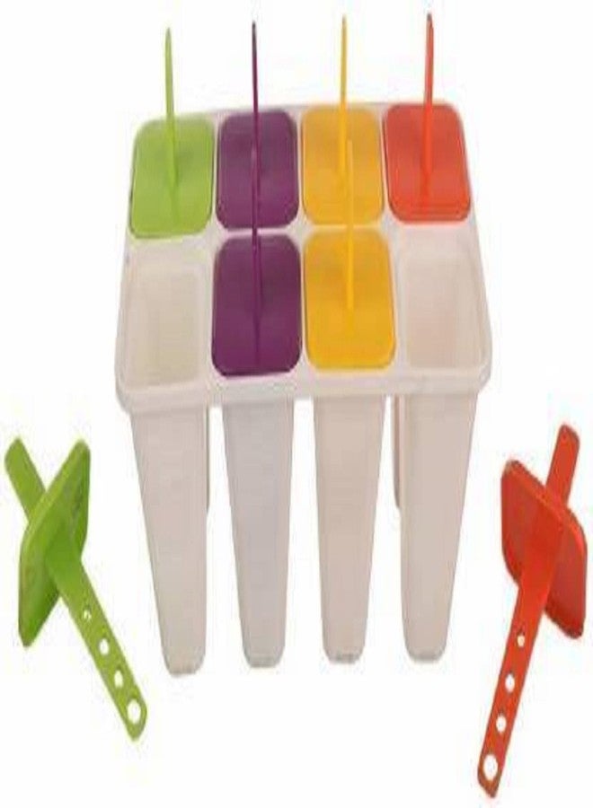 EAGEAN Plastic Ice Candy Maker Kulfi Maker Moulds Set, Ice Cream Maker Mould (Multicolour) - 2065 - Image 3