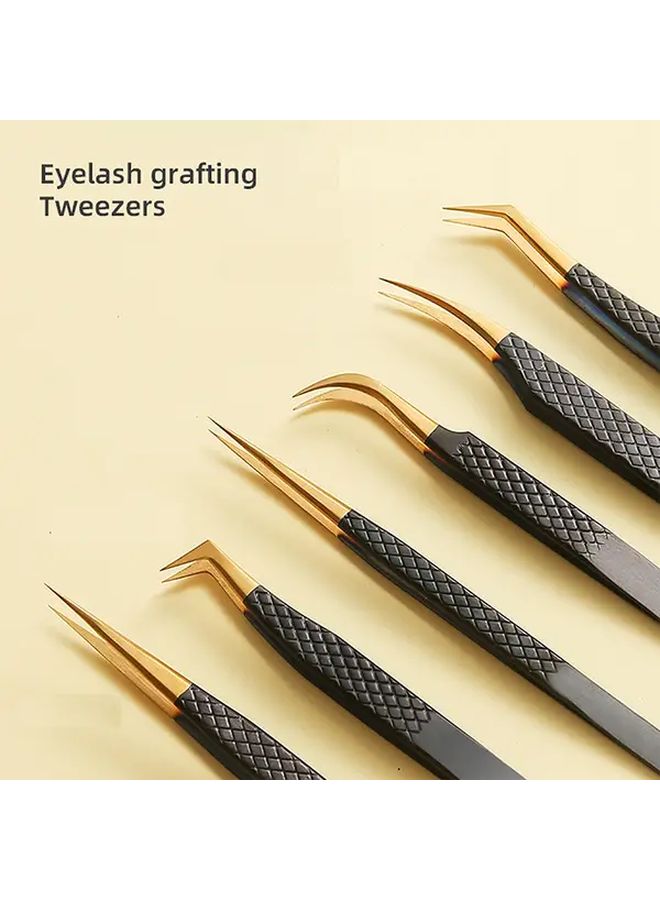 Professional Anti Static Non Magnetic 3D Eyelash Extension Tweezers Precision Makeup Tool For Lash Application N2 - Image 2