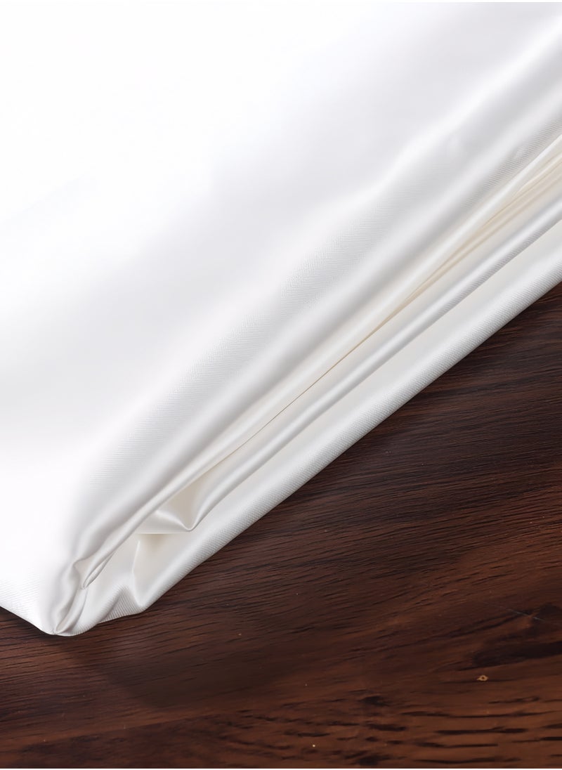 Generic - Oil-proof rectangular tablecloth - tablecloth for catering events, weddings, buffet tables or home, washable tablecloth white (1.45 * 1.8m) - Image 1