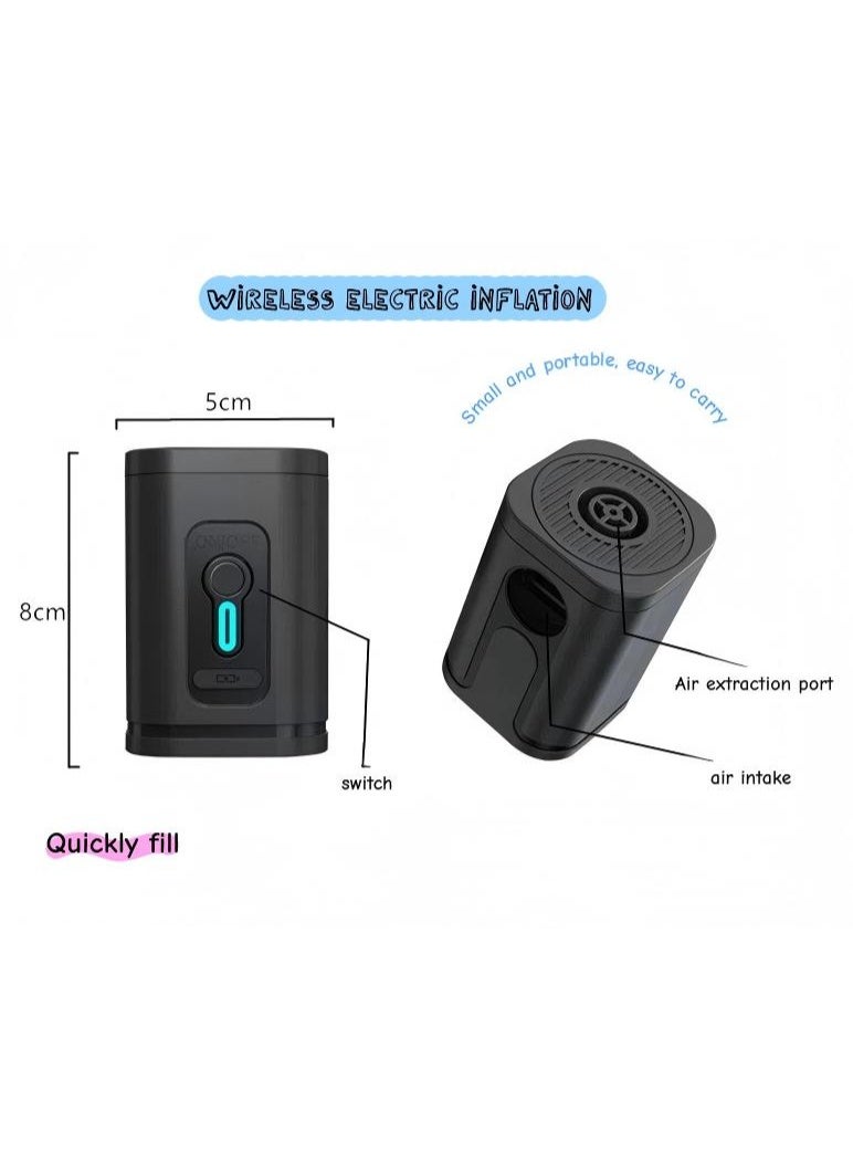 ILovhaprty Car Inflatable Mattress for Back Seat – Single Portable Air Bed with Flocking Surface & Wireless Battery-Powered Pump, Universal for Car/Train/Travel, Includes Safety Belt, Repair Kit & Storage Bag - Image 3