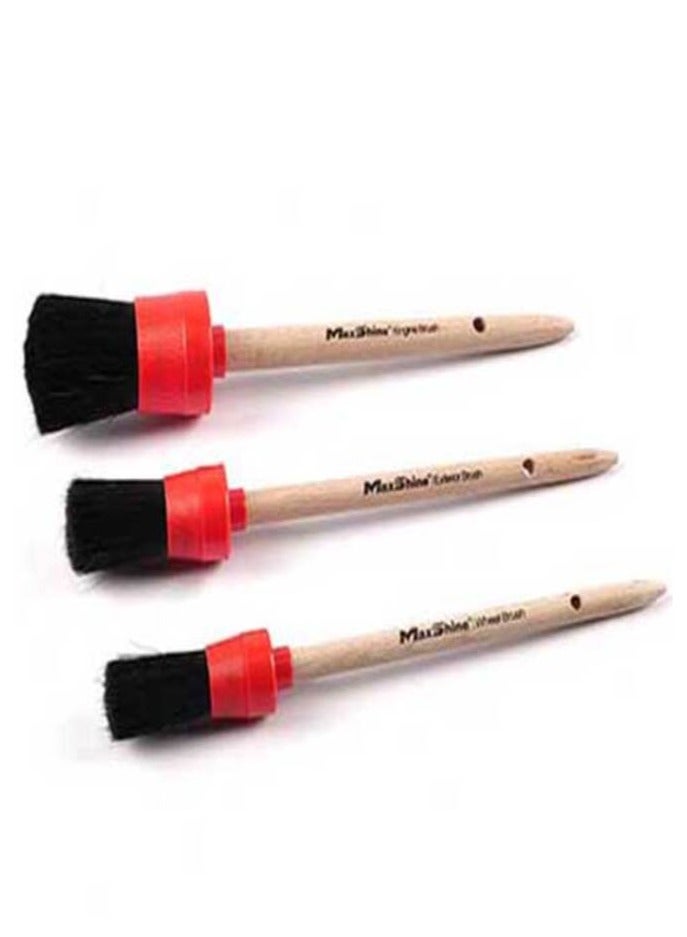 Maxshine Detailing Brush Set – 3 Pack