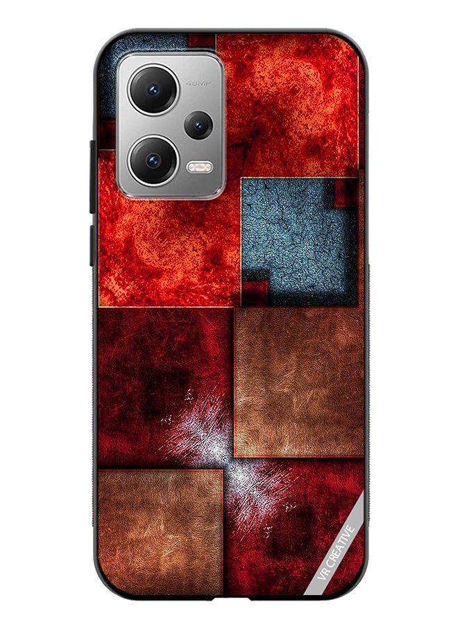 VR CREATIVE Protective Case Cover For Xiaomi Redmi Note 12 Abstract Design Multicolour - Image 1