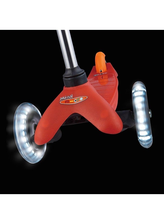 Micro Micro Scooters - Mini Classic Red |Swiss Designed| Scooter for Kids | Kids Scooter | Scooter with LED Wheels | Scooter for Kids 2-5 Years - Image 4