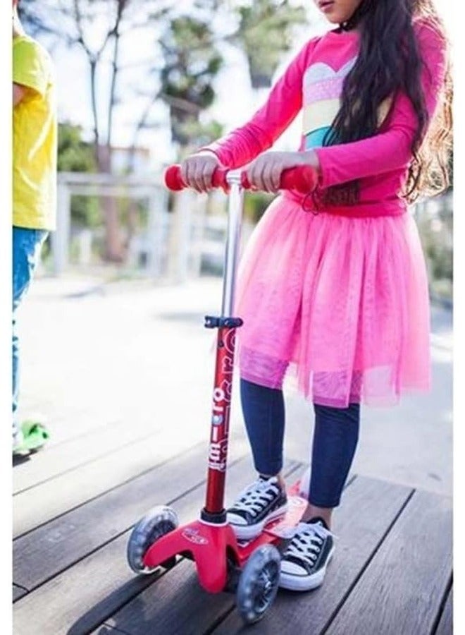 Micro Micro Scooters - Mini Classic Red |Swiss Designed| Scooter for Kids | Kids Scooter | Scooter with LED Wheels | Scooter for Kids 2-5 Years - Image 2