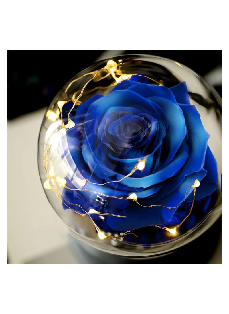 Generic Stunning Glass Dome Rose - Ideal Gift for Women on Birthdays & Anniversaries, Beautiful Artificial Flower Decor for Moms & Special Moments  - Image 4