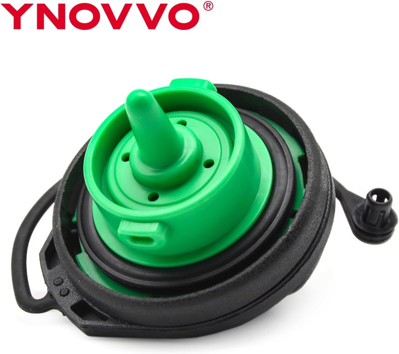 Ynovvo غطاء خزان الوقود البديل 5C0201550T مناسب لفولكس فاجن 2011-2020 VW جيتا، 2015-2020 VW جي تي آي جولف، 2018-2020 VW تيغوان، لأودي 2009-2018 A4 A5 A8 كواترو S4 S5 S8 Q5 RS5 SQ5 أولرود تصميم كلاسيكي مطور - Image 3